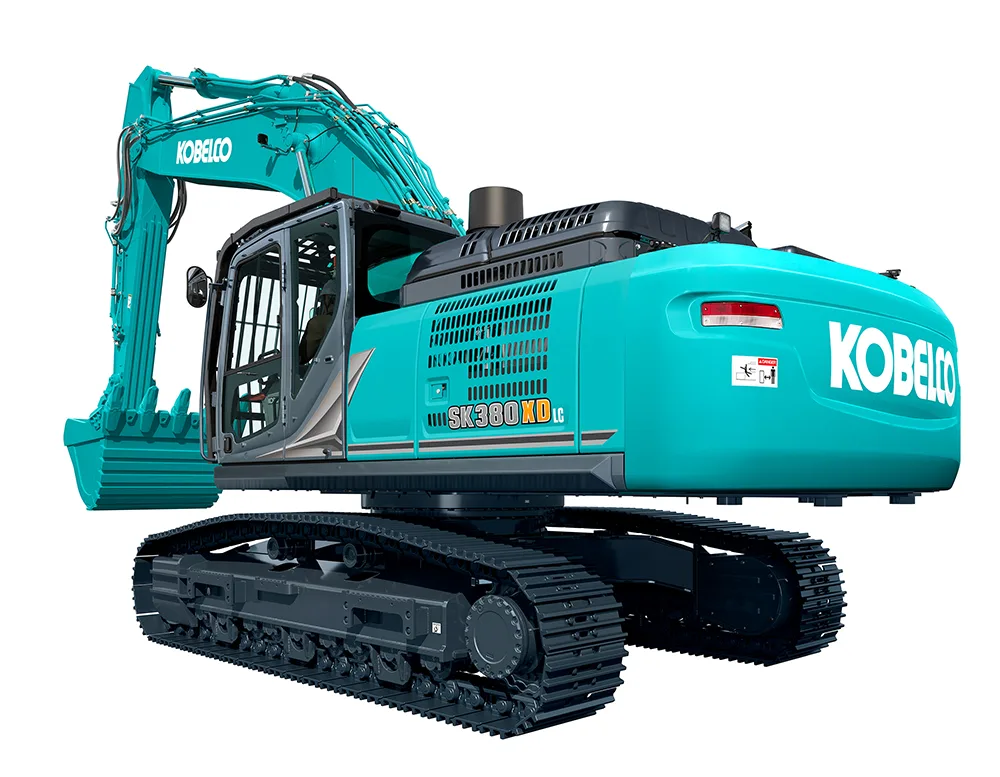 Kobelco SK380XDLC-11 excavator available for dry hire from PrimeDig Plant Hire