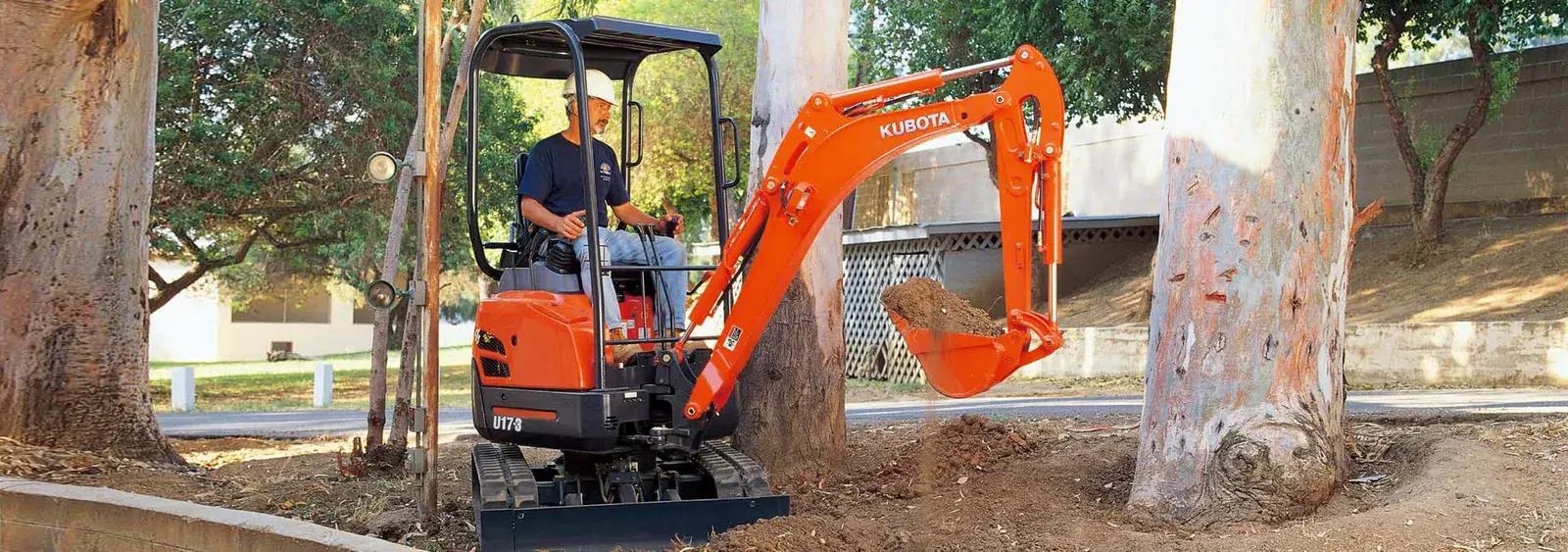 Kubota U17-3 excavator available for dry hire from PrimeDig Plant Hire