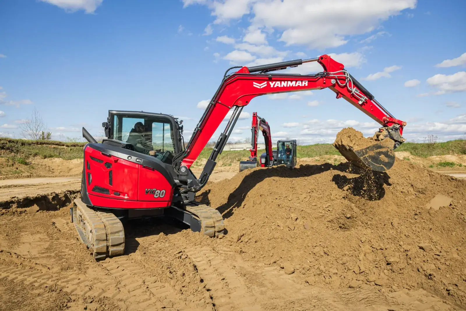 Yanmar ViO80-7 excavator available for dry hire from PrimeDig Plant Hire